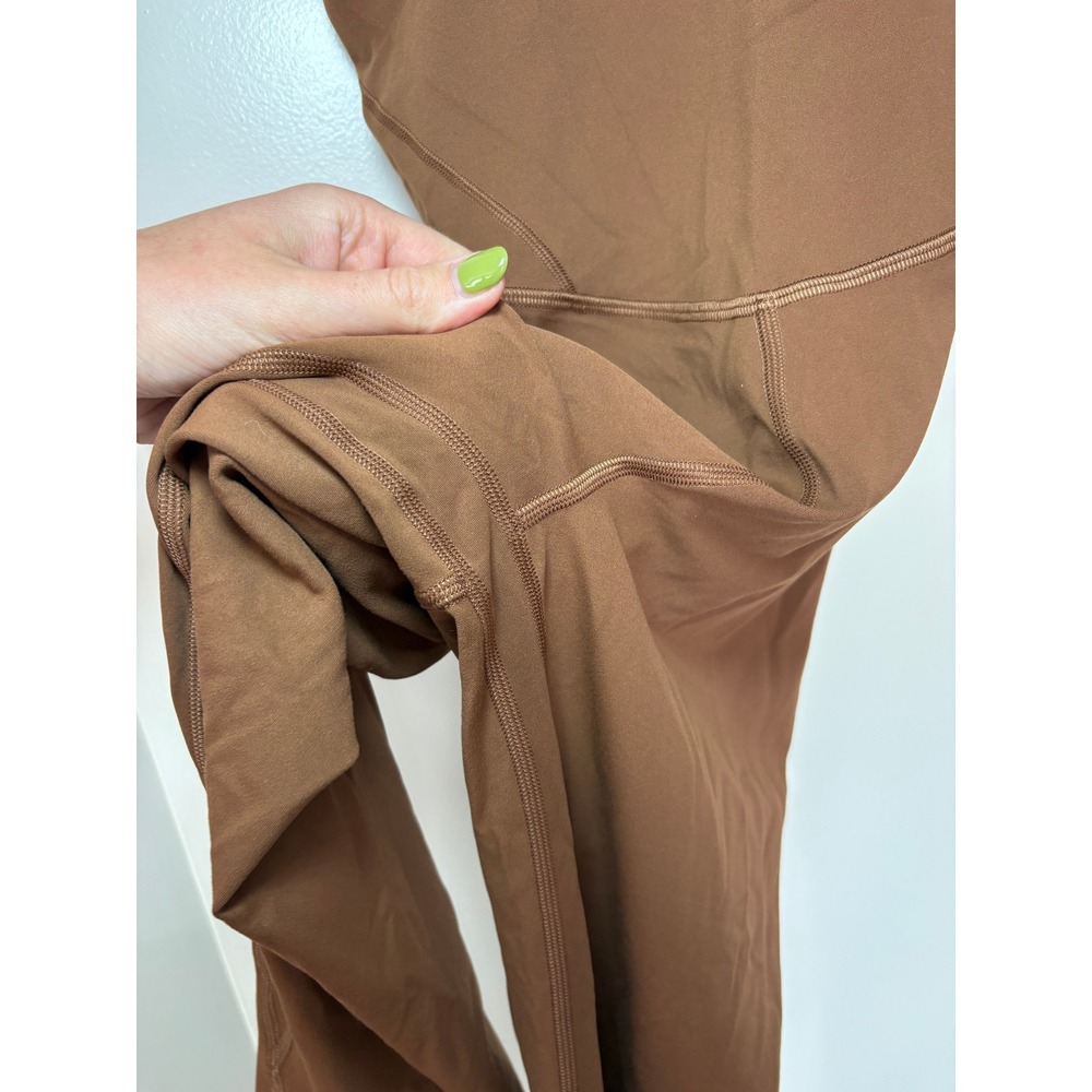 NEW Lululemon Align Bodysuit 25 Ancient Copper Nulu Jumpsuit Size 6 Layer W1DSIS - Picture 7 of 7